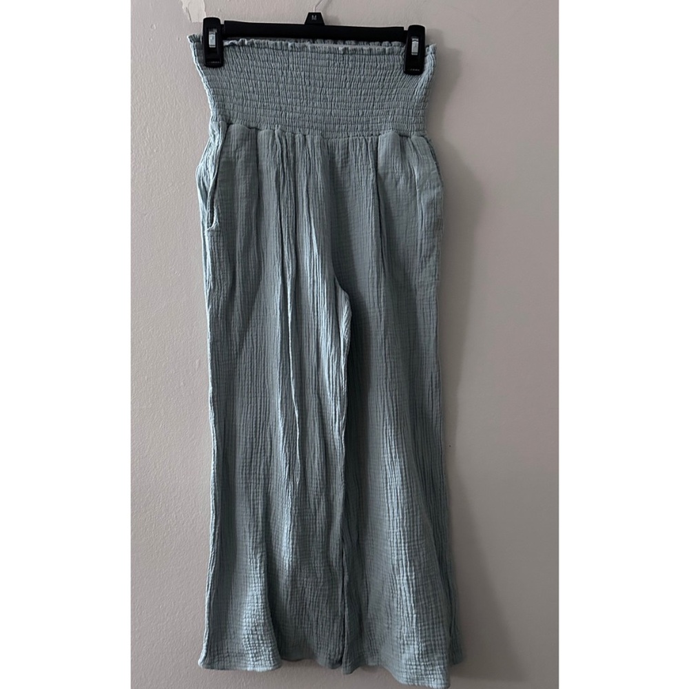 Never worn Miou Musee Smocked Waist Pants